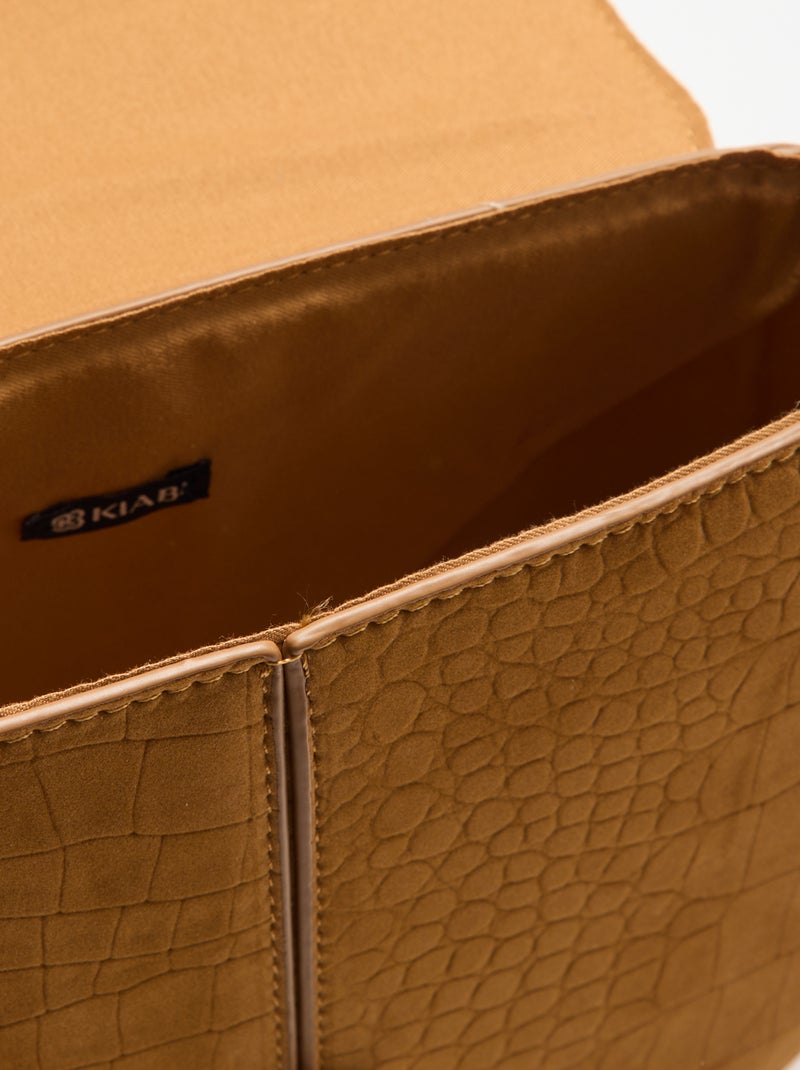 Borsa in scamosciato Beige - Kiabi