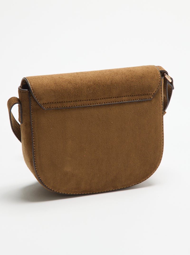 Borsa in scamosciato Kaki - Kiabi