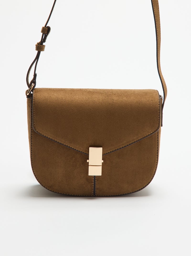 Borsa in scamosciato Kaki - Kiabi