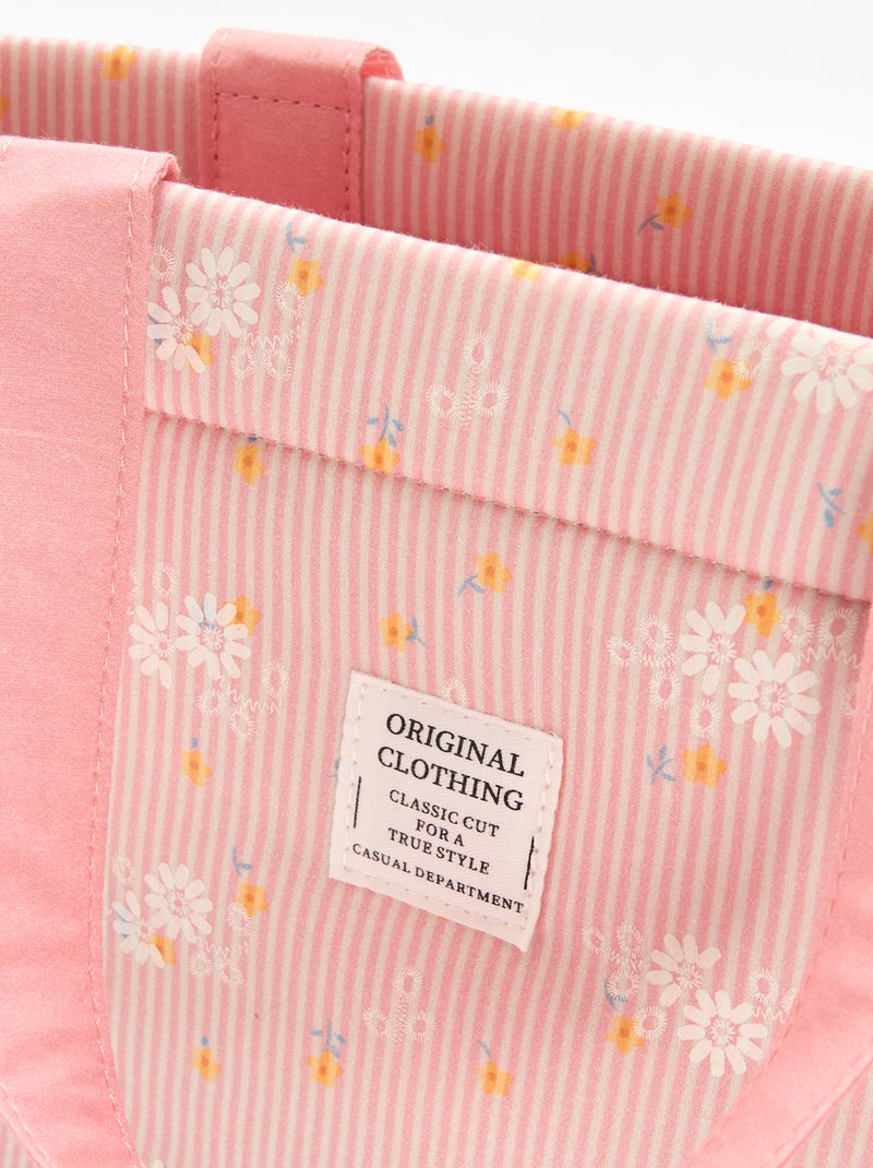 Borsa in tela imbottita Rosa - Kiabi