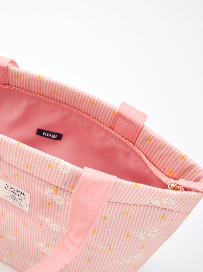 Borsa in tela imbottita Rosa - Kiabi