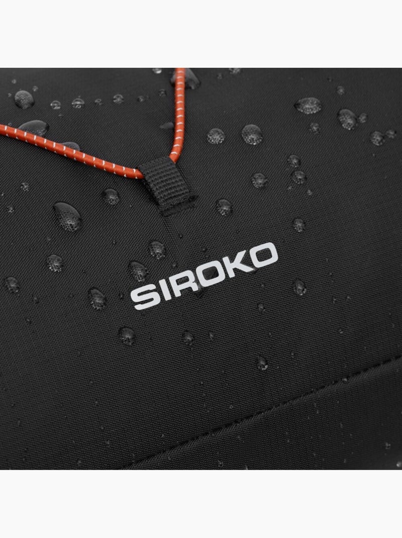 Borsa manubrio bikepacking ciclismo uomo e donna miles Nero - Kiabi