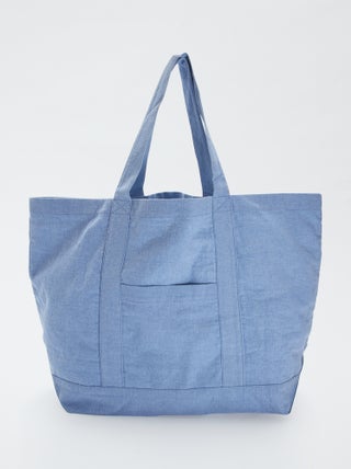 Borsa mare extra-large in cotone