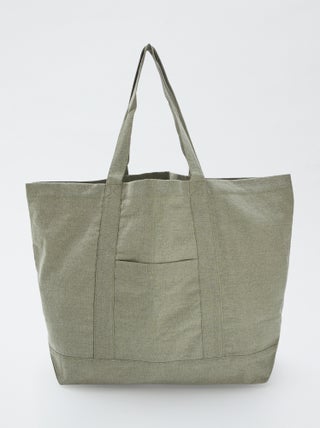 Borsa mare extra-large in cotone