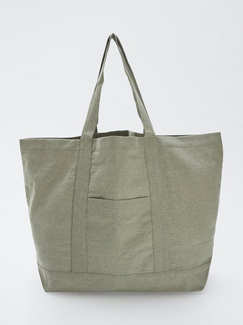 Borsa mare extra-large in cotone - Kiabi