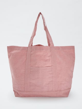 Borsa mare extra-large in cotone