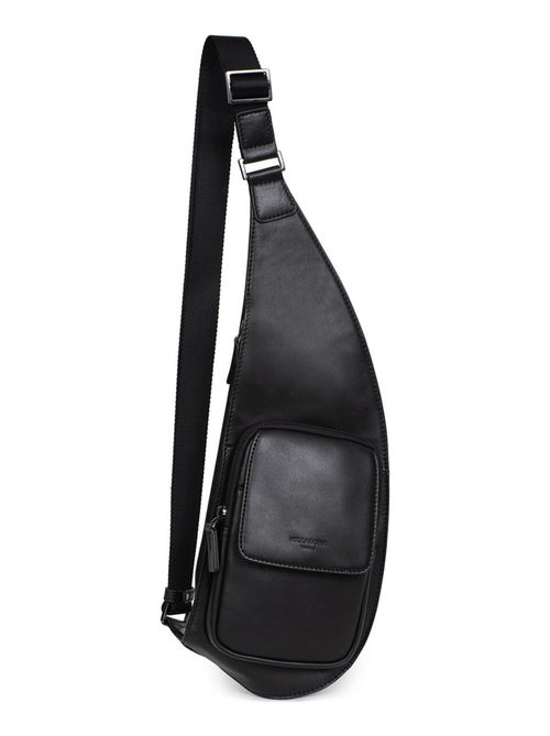 Borsa monobretelle - pelle soft studio hexagona - Kiabi Borsa monobretelle - pelle soft studio hexagona - Kiabi