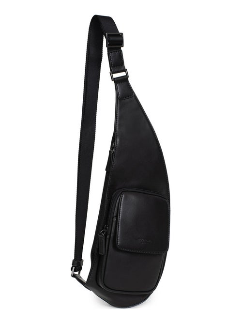 Borsa monobretelle - pelle soft studio hexagona - Kiabi Borsa monobretelle - pelle soft studio hexagona - Kiabi