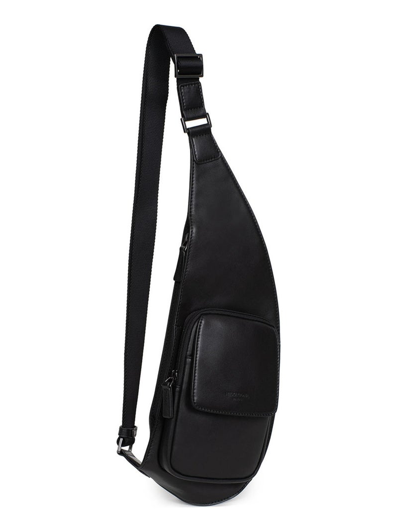 Borsa monobretelle - pelle soft studio hexagona Nero - Kiabi
