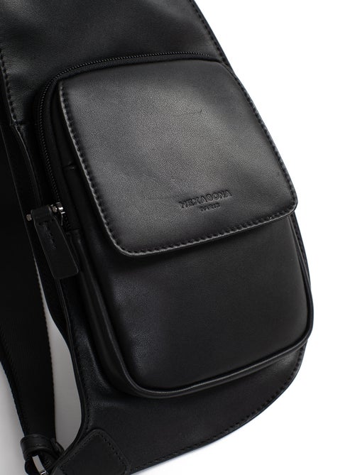 Borsa monobretelle - pelle soft studio hexagona - Kiabi Borsa monobretelle - pelle soft studio hexagona - Kiabi