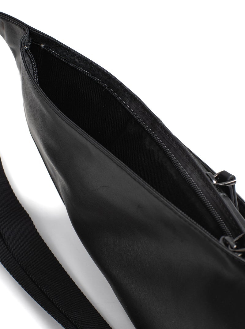 Borsa monobretelle - pelle soft studio hexagona Nero - Kiabi