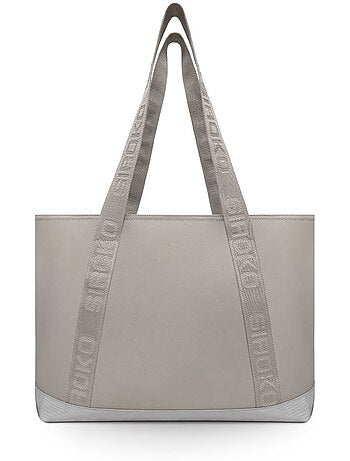 Borsa multiuso da palestra e da viaggio fitness uomo e donna bootcamp light gray