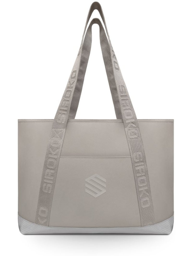 Borsa multiuso da palestra e da viaggio fitness uomo e donna bootcamp light gray Bianco Grigio - Kiabi