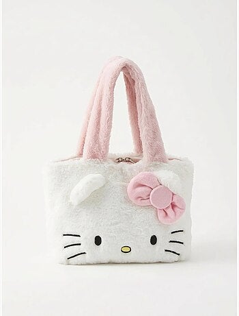 Borsa peluche bambina hello kitty sanrio