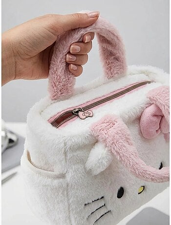 Borsa peluche bambina hello kitty sanrio