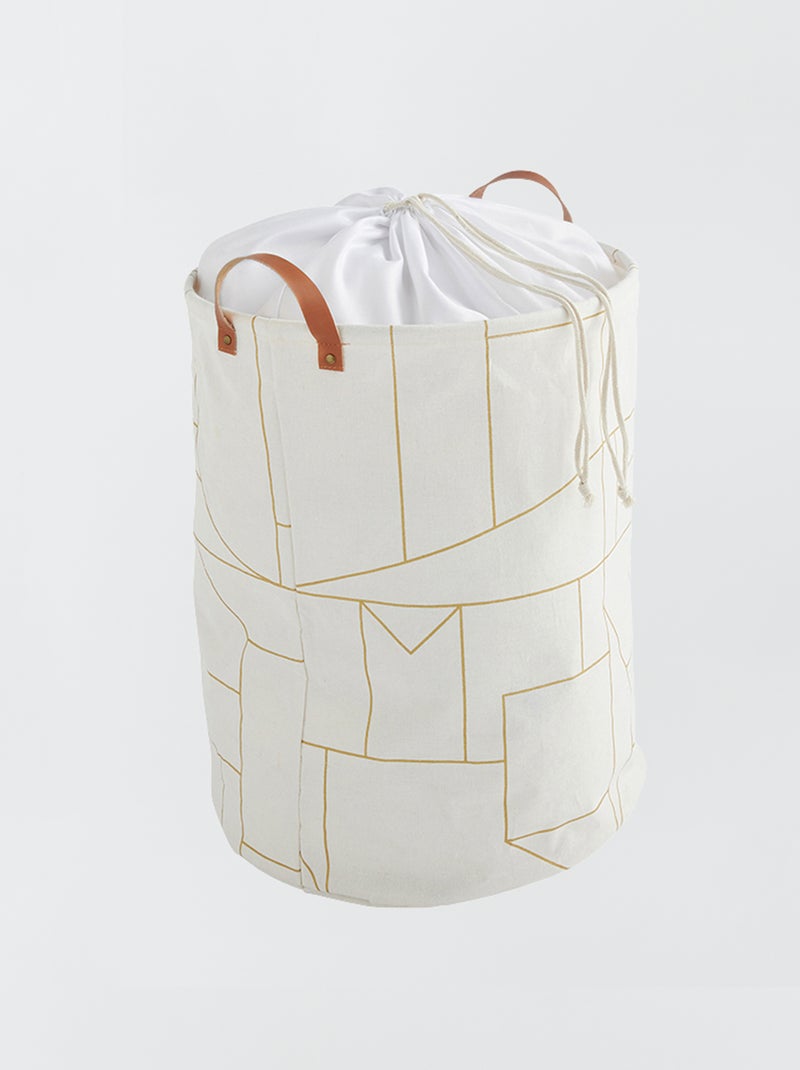 Borsa per il bucato in tela bianco - Kiabi