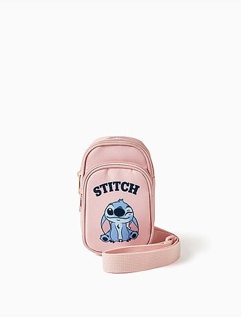 Borsa per telefono con stampa Stitch e tracolla regolabile