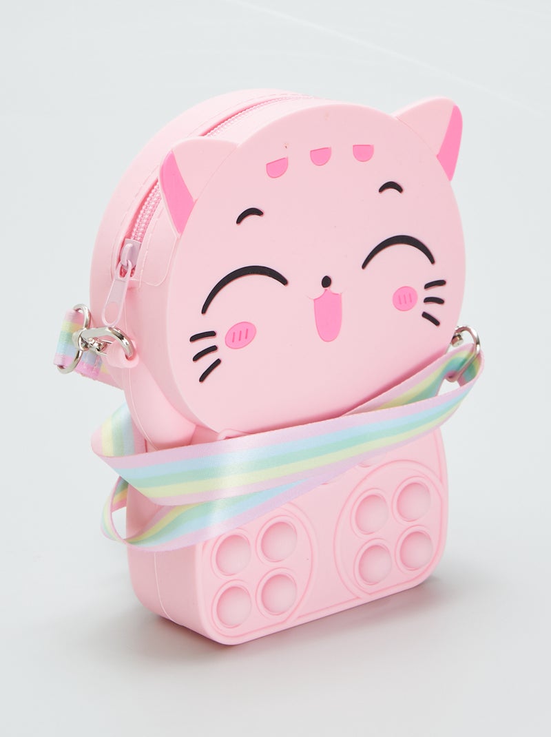 Borsa Pop-It gatto kawai ROSA - Kiabi