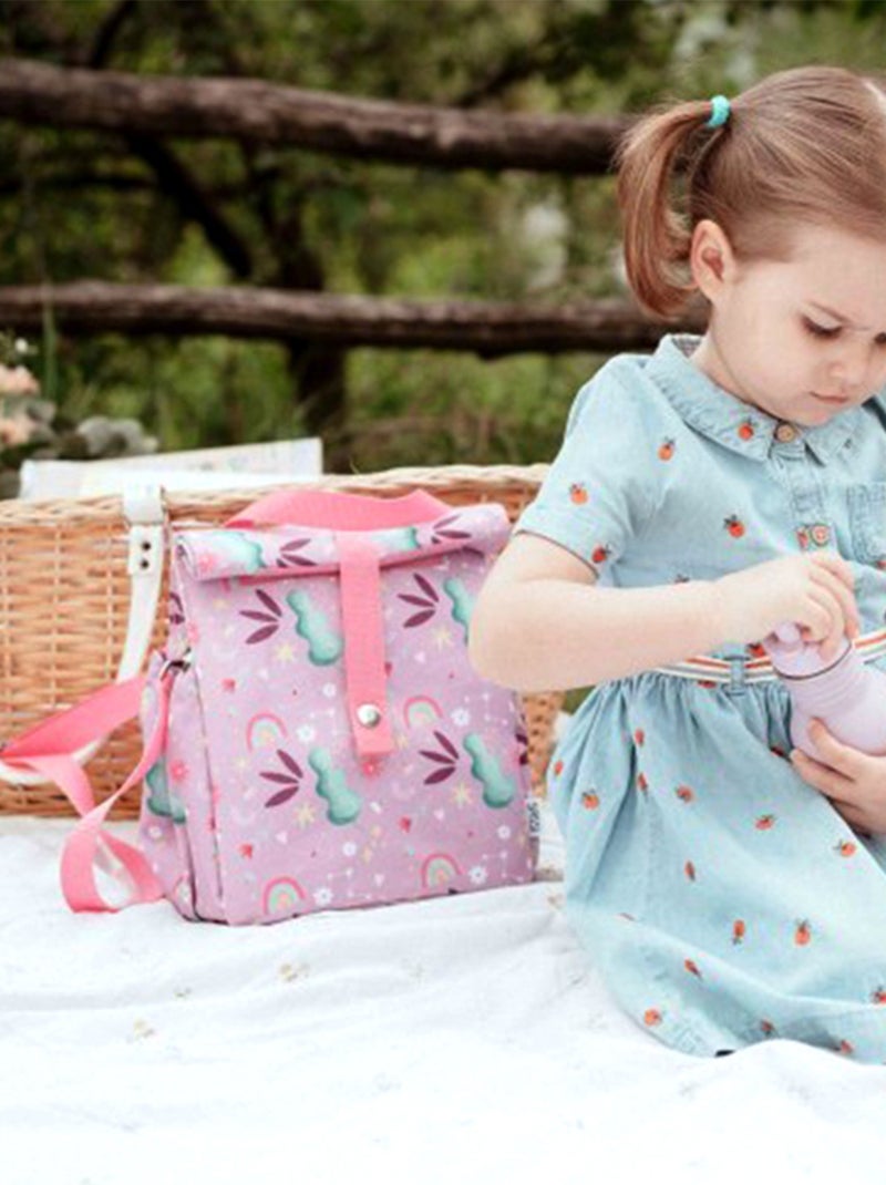 Borsa pranzo isotermica per bambini | Sassi Junior Rosa - Kiabi