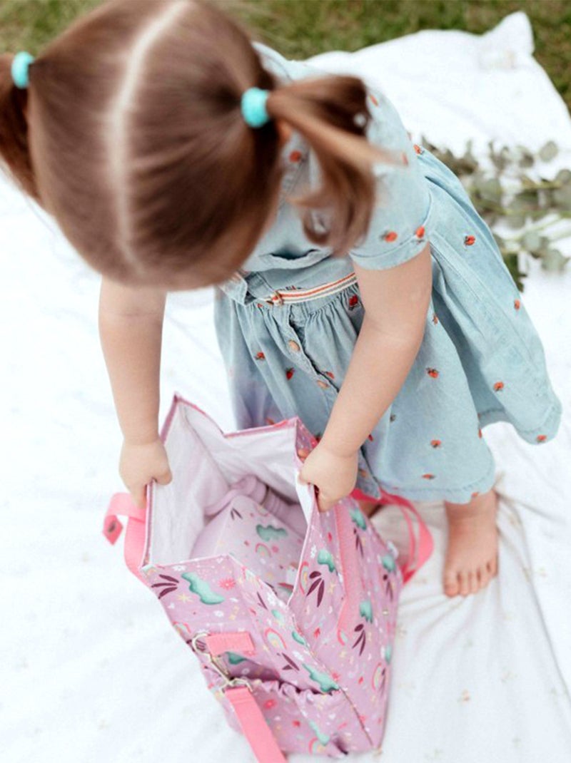 Borsa pranzo isotermica per bambini | Sassi Junior Rosa - Kiabi