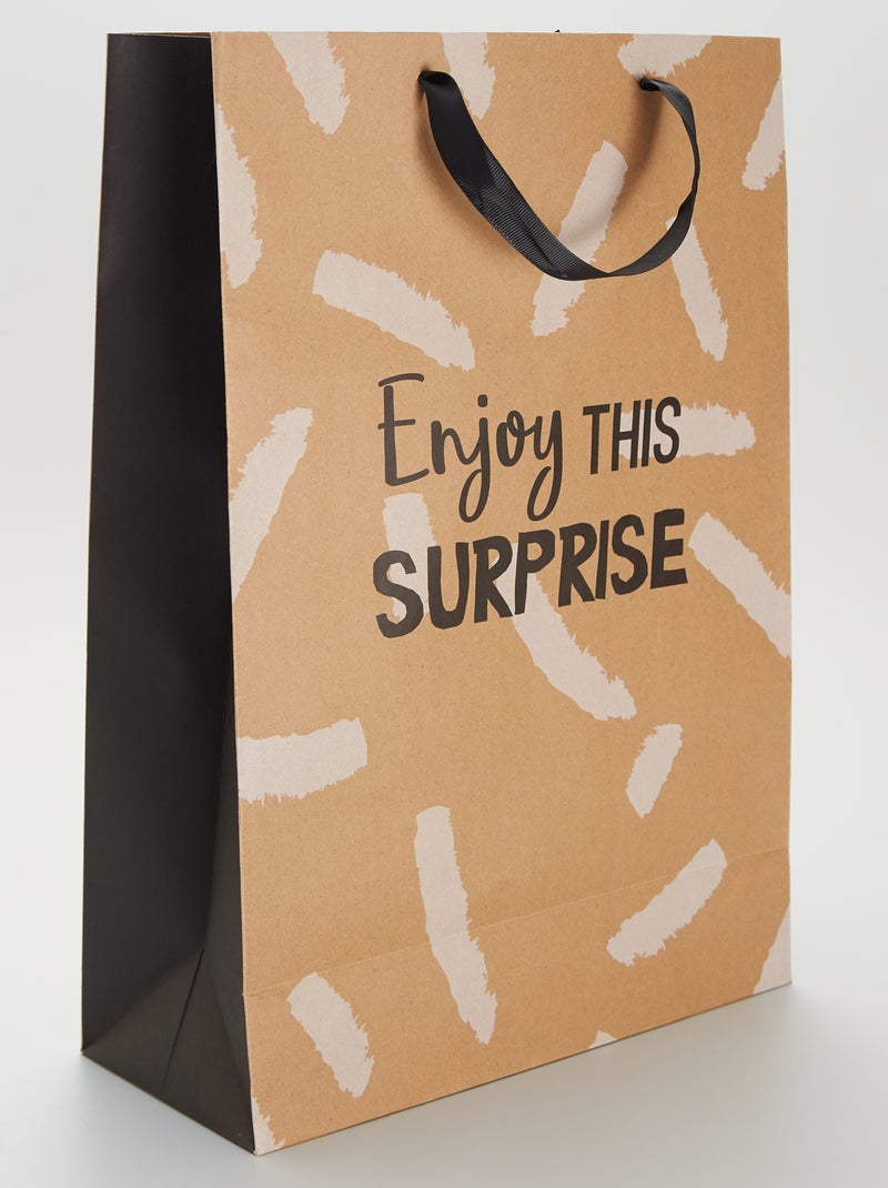 Borsa regalo BEIGE - Kiabi