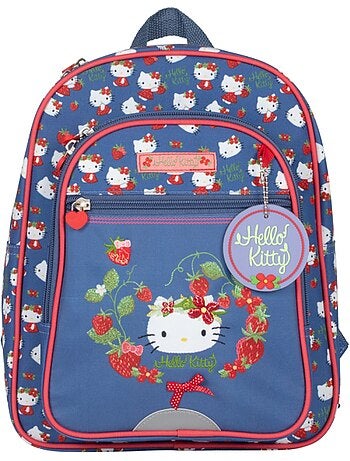 Borsa scuola materna HELLO KITTY Baby Strawberry blu rosso