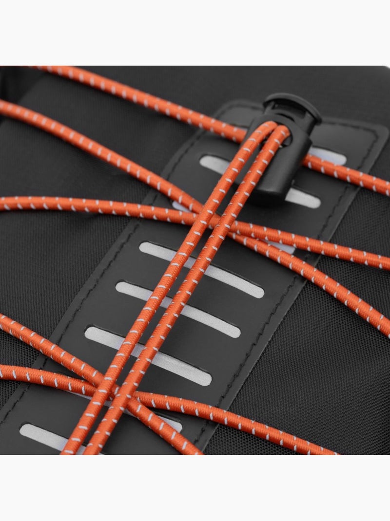 Borsa sella bikepacking ciclismo uomo e donna remote Nero - Kiabi