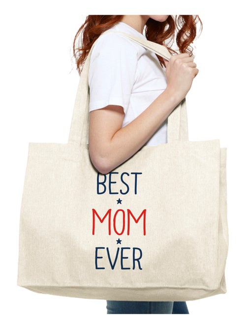 Borsa shopper grande BEST MOM EVER - Kiabi