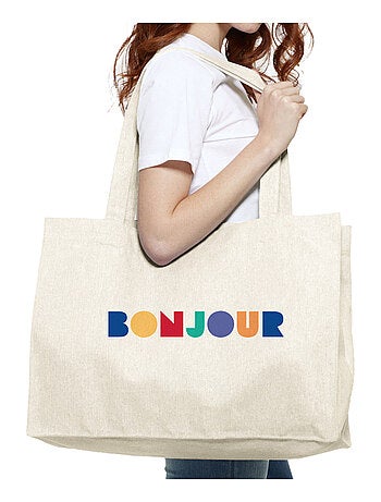 Borsa shopper grande BONJOUR COLORÉ