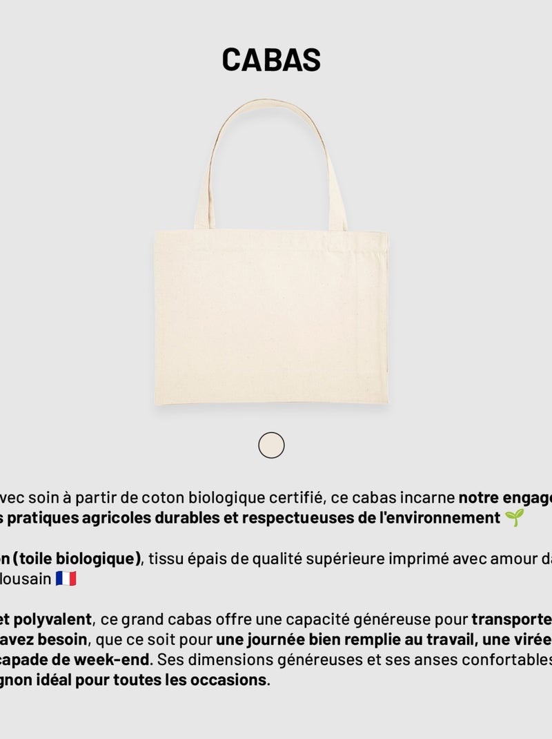 Borsa shopper grande GIRL POWER MPT Beige - Kiabi