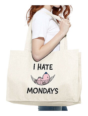 Borsa shopper grande I HATE MONDAYS