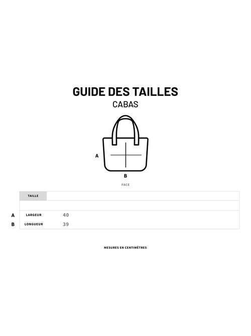 Borsa shopper grande I HATE MONDAYS - Kiabi