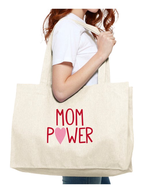 Borsa shopper grande MOM POWER MPT - Kiabi Borsa shopper grande MOM POWER MPT - Kiabi