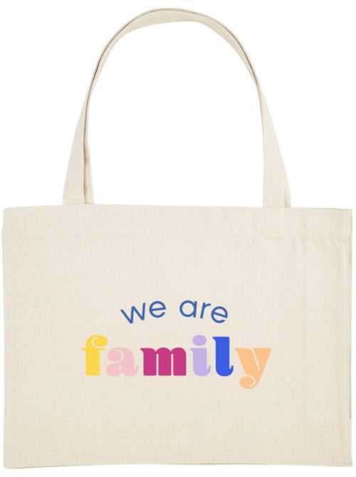 Borsa shopper grande WE ARE FAMILY - Kiabi Borsa shopper grande WE ARE FAMILY - Kiabi
