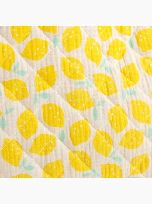 Borsa shopping in garza di cotone trapuntata con - SAUTHON - Kiabi