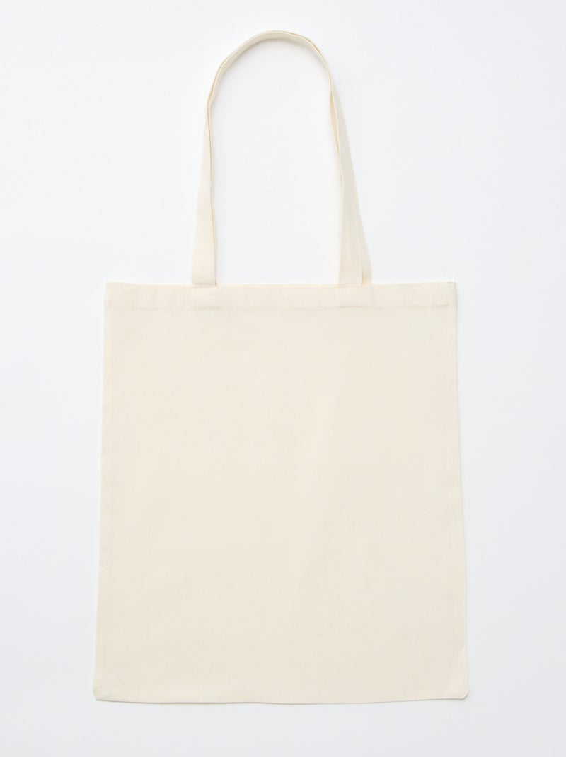 Borsa shopping tipo tote-bag Bianco - Kiabi