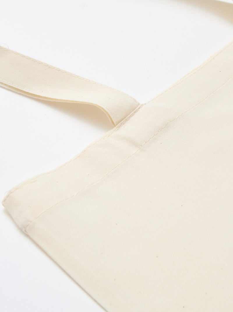 Borsa shopping tipo tote-bag Bianco - Kiabi