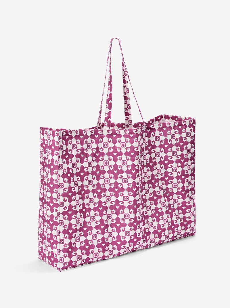 Borsa shopping tipo tote-bag formato XXL - Kiabi Rosa - Kiabi