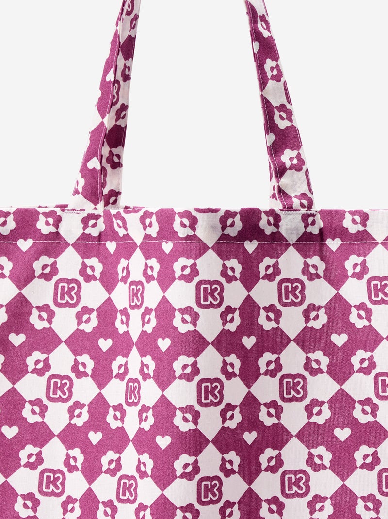 Borsa shopping tipo tote-bag formato XXL - Kiabi Rosa - Kiabi