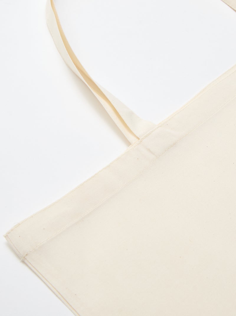 Borsa shopping tote-bag Bianco - Kiabi
