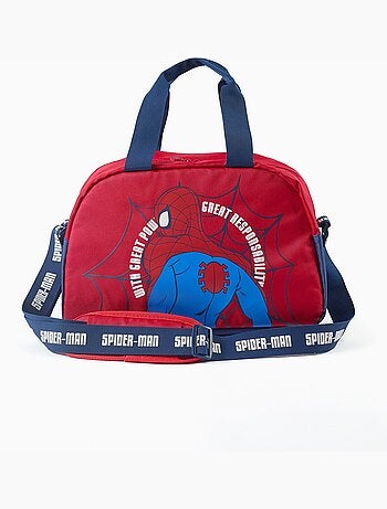 Borsa sportiva con stampa spider-man