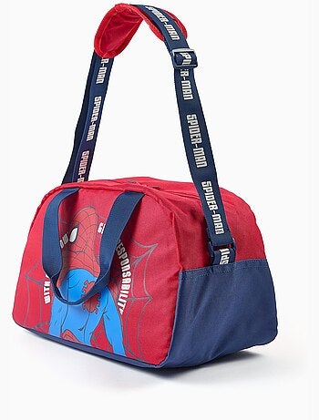 Borsa sportiva con stampa spider-man