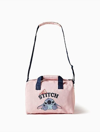 Borsa sportiva con stampe Stitch