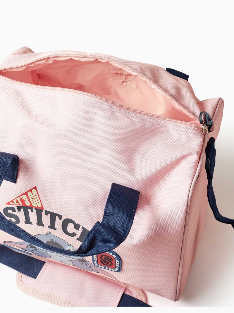 Borsa sportiva con stampe Stitch Rosa - Kiabi
