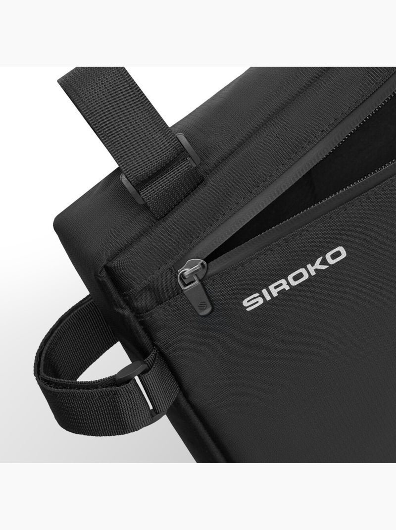 Borsa telaio bikepacking ciclismo uomo e donna motion Nero - Kiabi