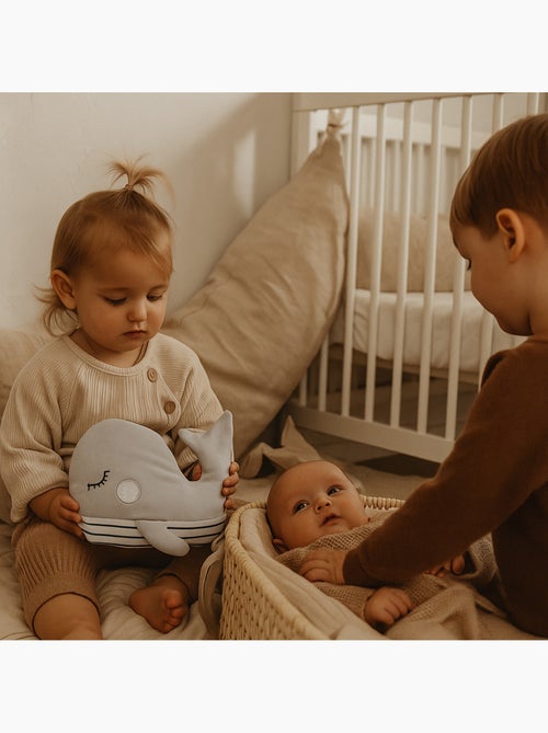 Borsa termica peluche 2 in 1 a forma di balena - Kiabi
