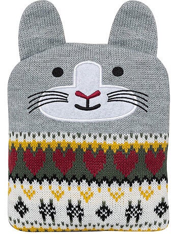 Borsa termica peluche 2 in 1 a forma di coniglio