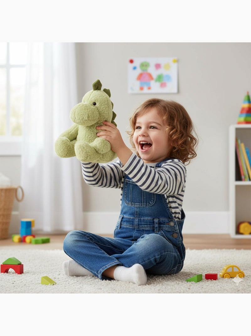 Borsa termica peluche 2 in 1 a forma di dinosauro Verde - Kiabi