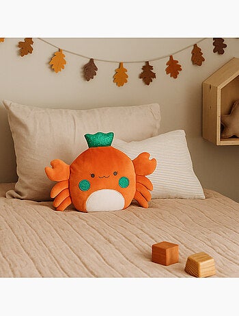 Borsa termica peluche 2 in 1 a forma di granchio