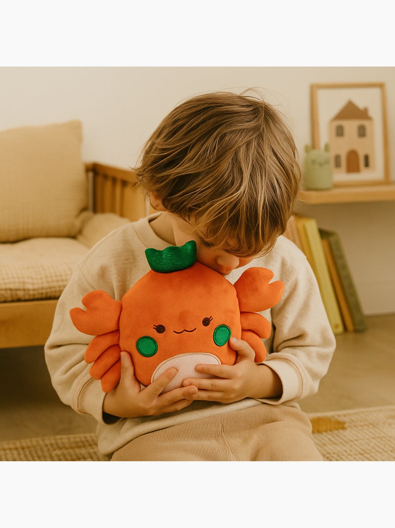 Borsa termica peluche 2 in 1 a forma di granchio Arancione - Kiabi